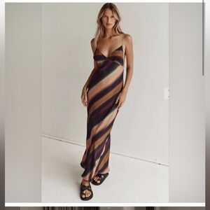 DISSH Long Purple Ombré Dress